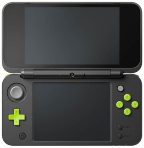 NEW Nintendo 2DS XL Black & Lime Green, Unboxed