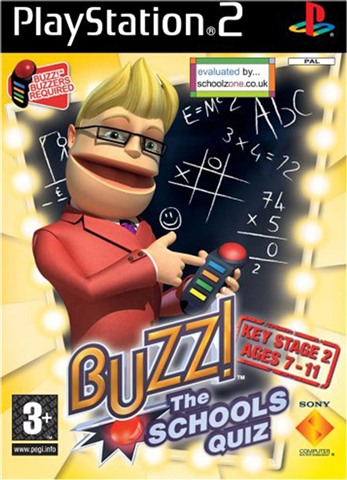 Buzz The Schools Quiz (No Buzzers) PS2