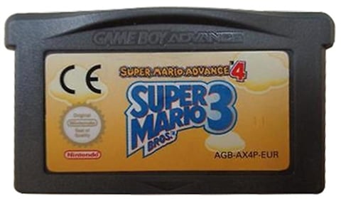 Super Mario Advance 4: Super Mario Bros 3, Unboxed (GBA)