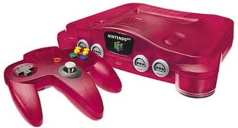 Nintendo 64 Console Watermelon Red with Expansion Pak, Unboxed