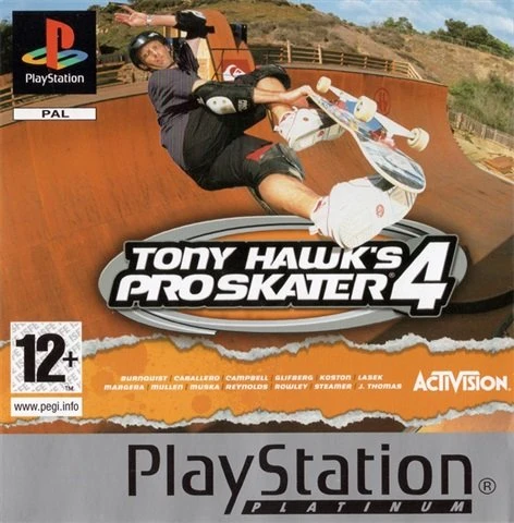 Tony Hawk's Pro Skater 4, Platinum Ed. PS1