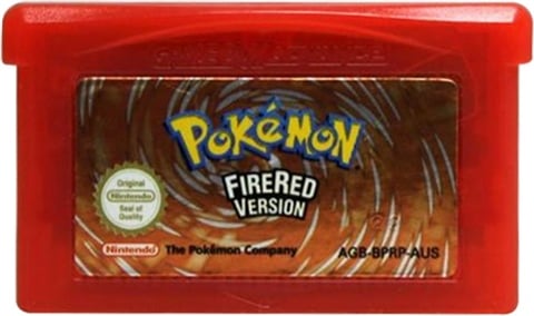 Pokemon Fire Red (GBA) with Wireless Adaptor, Unboxed