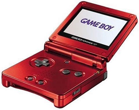 GameBoy Advance SP Console, Metallic Red., Unboxed