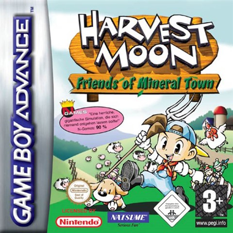 Harvest Moon More Friends Of Mineral Town, Boxed (GBA)