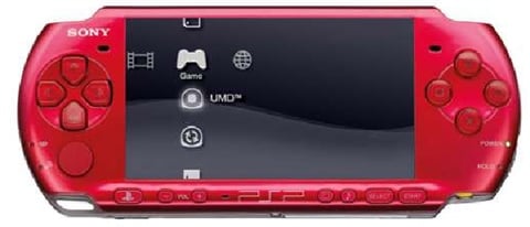 Sony PSP 2000 Slim & Lite Console, Red, Unboxed
