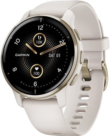 Garmin Venu 2 Plus Smartwatch - Cream Gold