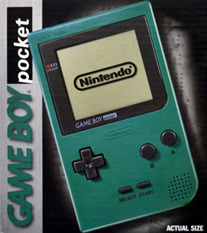 GameBoy Pocket Console Emerald Green, Boxed