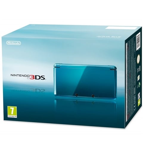 Nintendo 3DS Aqua Blue, Boxed