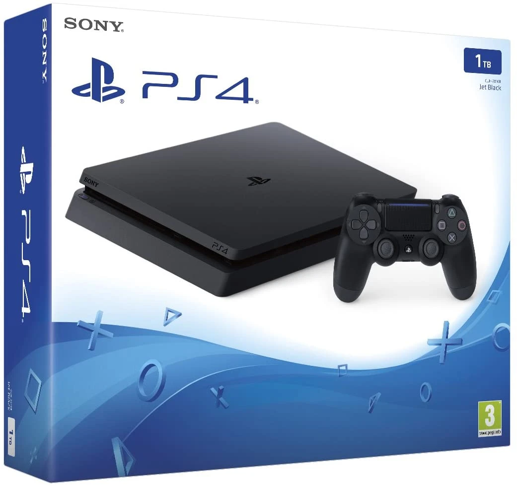 PlayStation 4 Slim 1TB Console, Boxed
