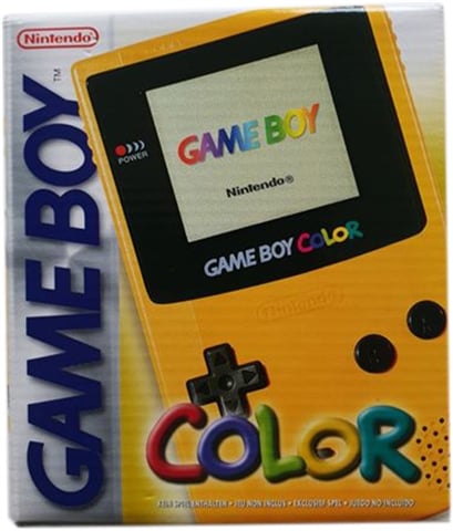 Game Boy Color console Yellow, Boxed