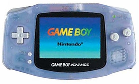 Game Boy Advance Console, Glacier, Unboxed