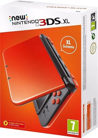 New Nintendo 3DS XL Orange & Black, Boxed