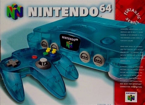 Nintendo 64 Console Ice Blue, Boxed