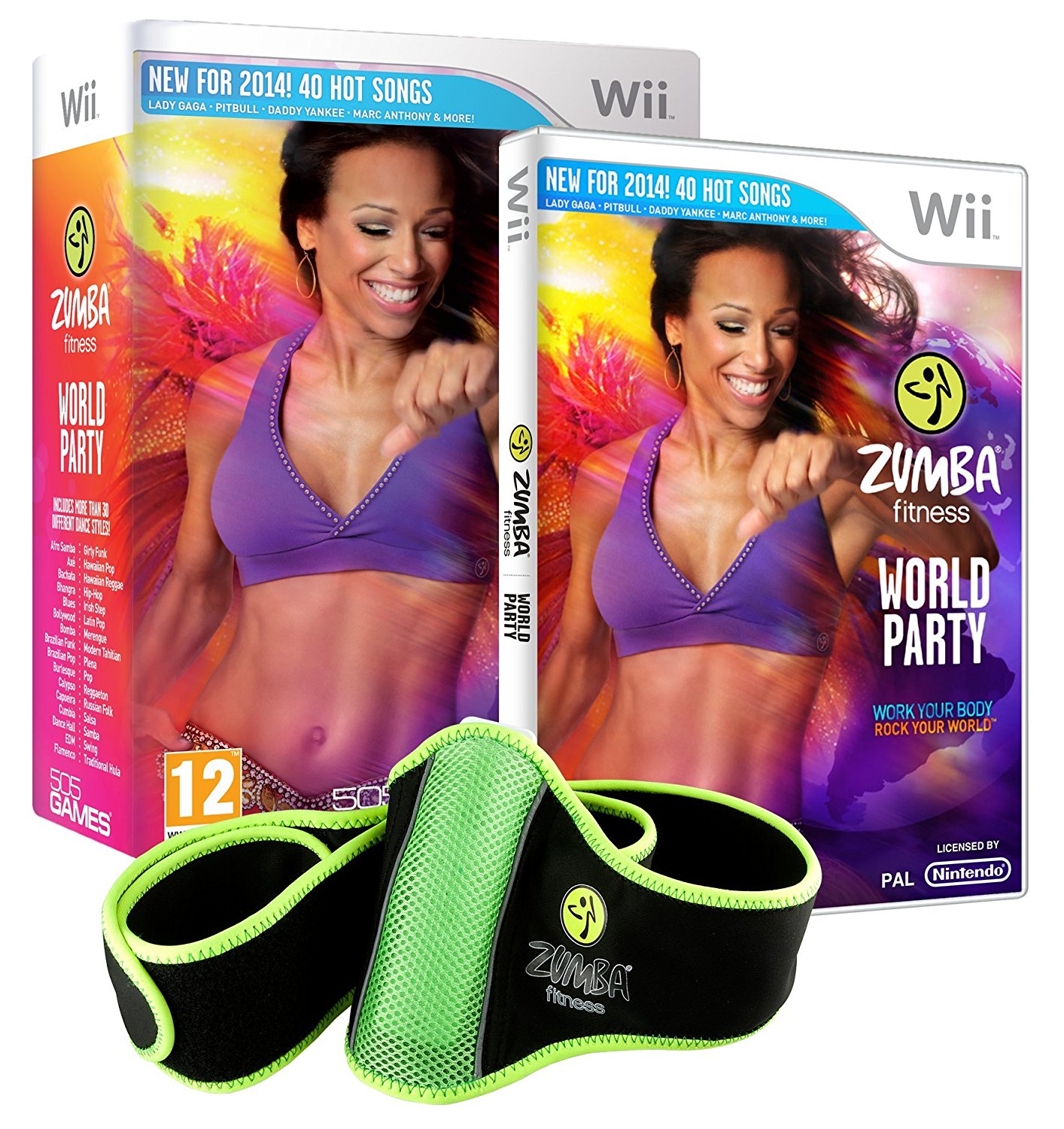 Zumba World Party with Belt Wii