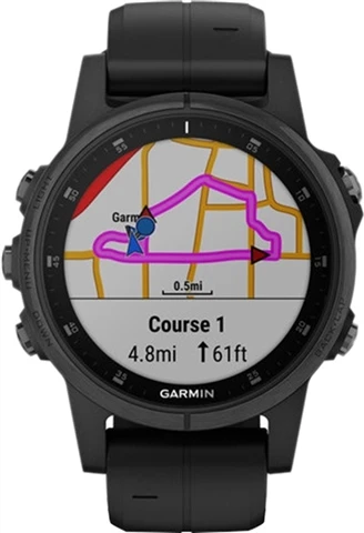 Garmin Fenix 5s Plus 42MM Smartwatch - Black