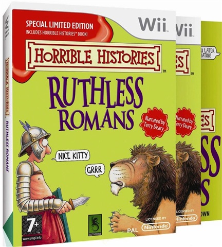 Horrible Hist.. Ruthless Romans + Book Wii