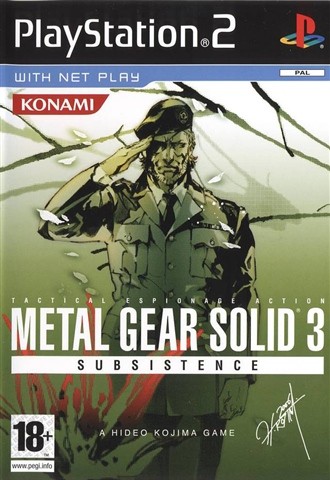 Metal Gear Solid 3 Subsistence PS2