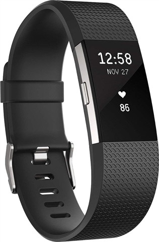 Fitbit Charge 2 Heart Rate + Fitness Band Black - Large