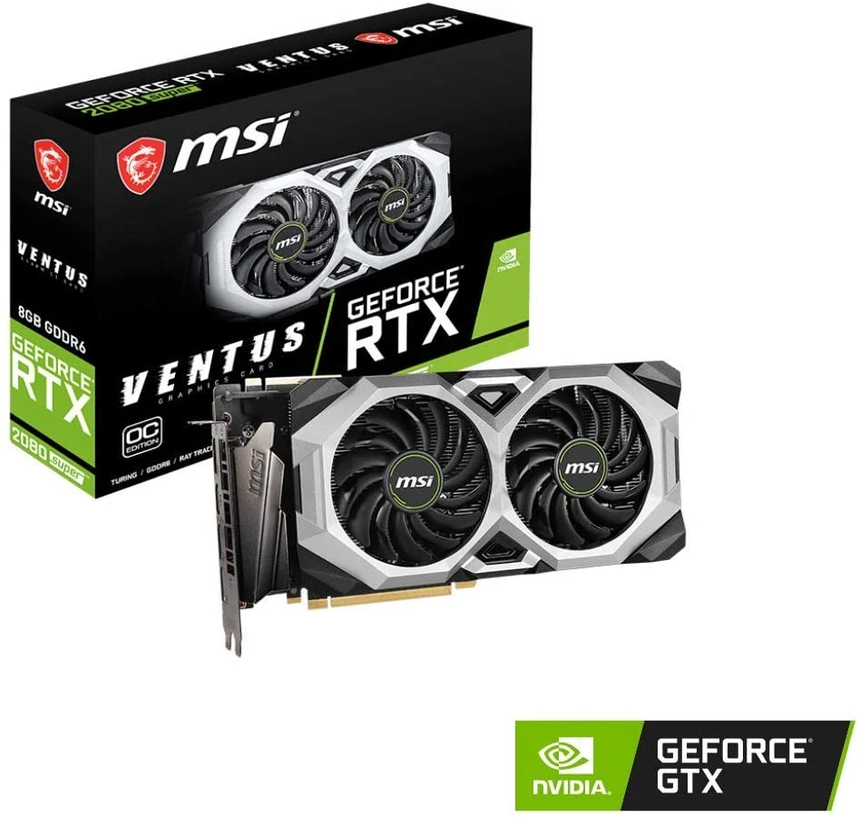 MSI NVIDIA GEFORCE RTX 2080 SUPER VENTUS 8GB GDDR6