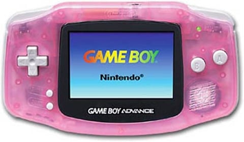 Game Boy Advance Console, Clear Pink, Unboxed