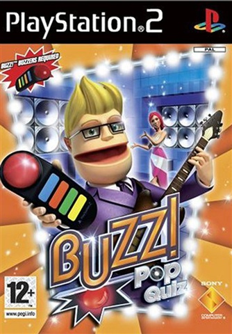 Buzz Pop Quiz (With Buzzers) PS2