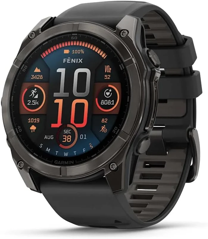 Garmin Fenix 8 AMOLED 51mm Sapphire Carbon Grey Titanium Black