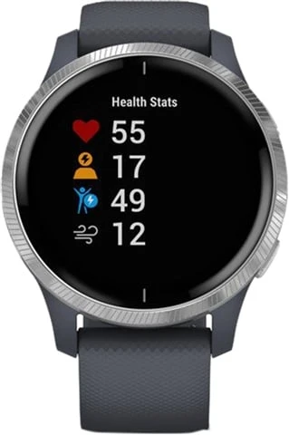 Garmin Venu GPS Smartwatch - Blue Granite/Silver