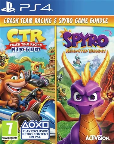 Crash Team Racing & Spyro Reignited Trilogy Double Pack PS4