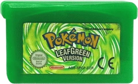 Pokemon Leaf Green (GBA) No Wireless Adaptor, Unboxed