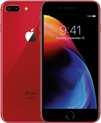 Apple iPhone 8 Plus 256GB Product Red, Unlocked