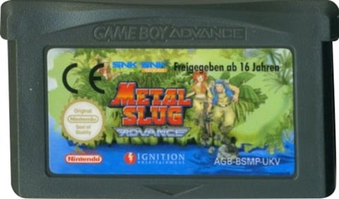 Metal Slug Advance, Unboxed (GBA)