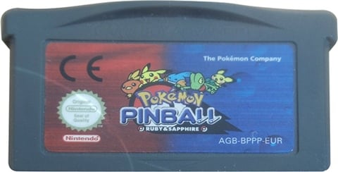 Pokemon Pinball Ruby & Sapphire (GBA), Unboxed