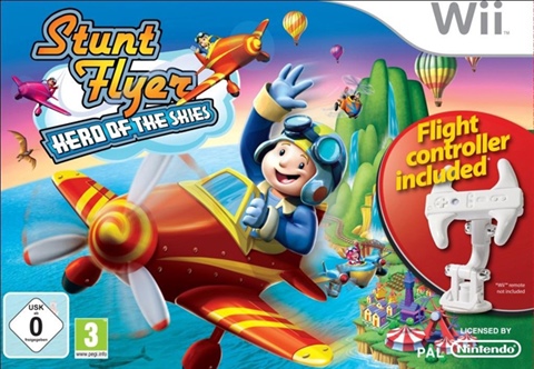 Stunt Flyer Hero Of The Sky +Flightstick Wii