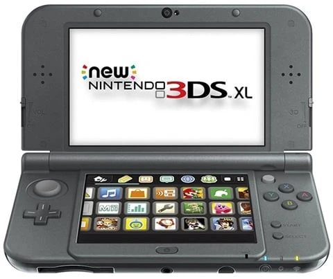 New Nintendo 3DS XL Metallic Black, Unboxed