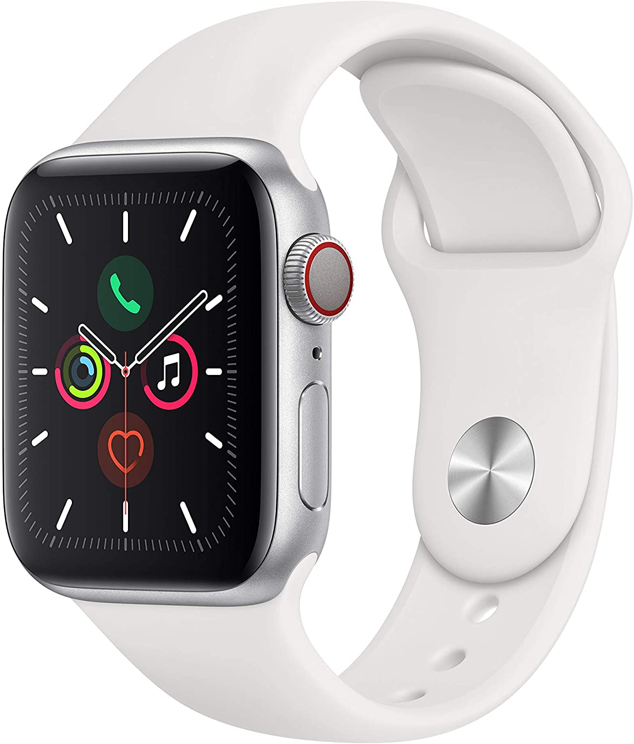 Apple Watch Series 5 40mm GPS + Cellular Silver Aluminium