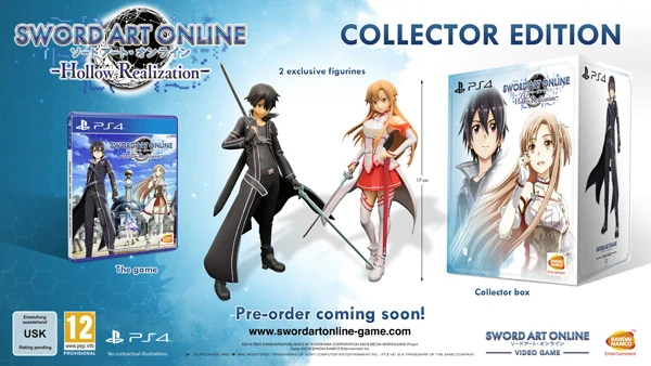 Sword Art Online: Hollow Realization CE + Two Figurines PS4
