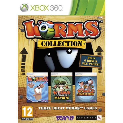 Worms Collection (12) Xbox 360