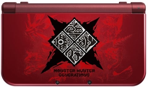 New Nintendo 3DS XL Monster Hunter Gen Edition, Unboxed