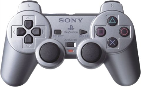 Official Sony PlayStation 2 DualShock 2 Controller - Silver