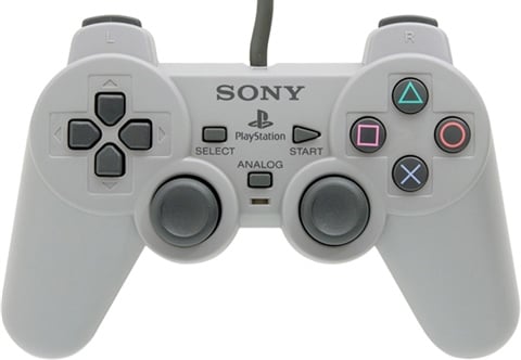 Official Sony Playstation Dual Analog Controller (SCPH-1180), Grey