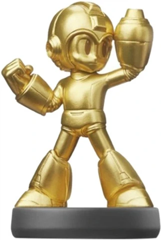 Nintendo Amiibo Gold Mega Man Figure