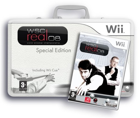 WSC Real: 2008 Collector's Tin + Cue Wii