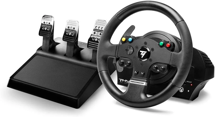 Thrustmaster TMX Pro Force Feedback Wheel with Three Pedals