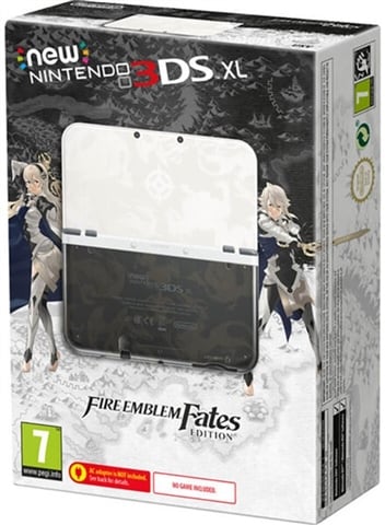 New Nintendo 3DS XL Fire Emblem Fates White & Black, Boxed