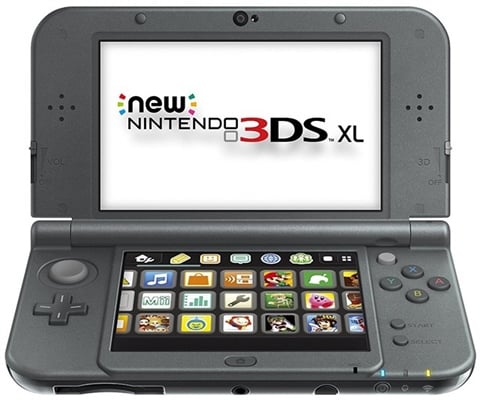 New Nintendo 3DS XL Metallic Black, Unboxed