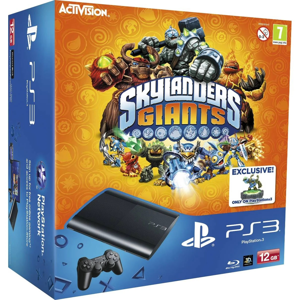 PlayStation 3 12GB Super Slim Console with Skylanders Giants