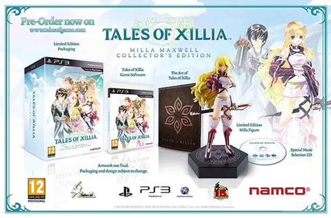 Tales Of Xillia: CE. Figure + Art Book PS3