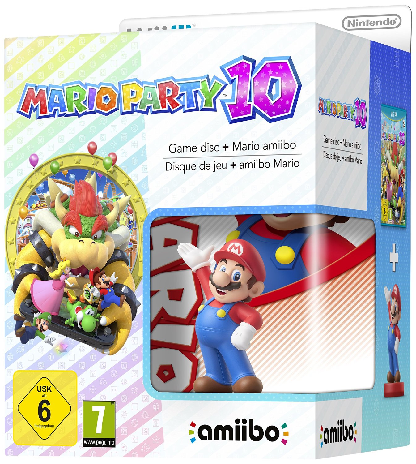 Mario Party 10 with Mario amiibo Wii U