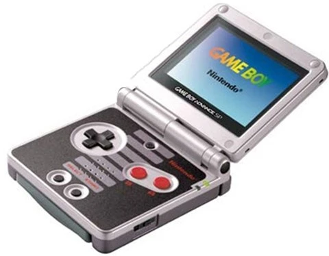 GameBoy Advance SP Console, NES Edition, Unboxed
