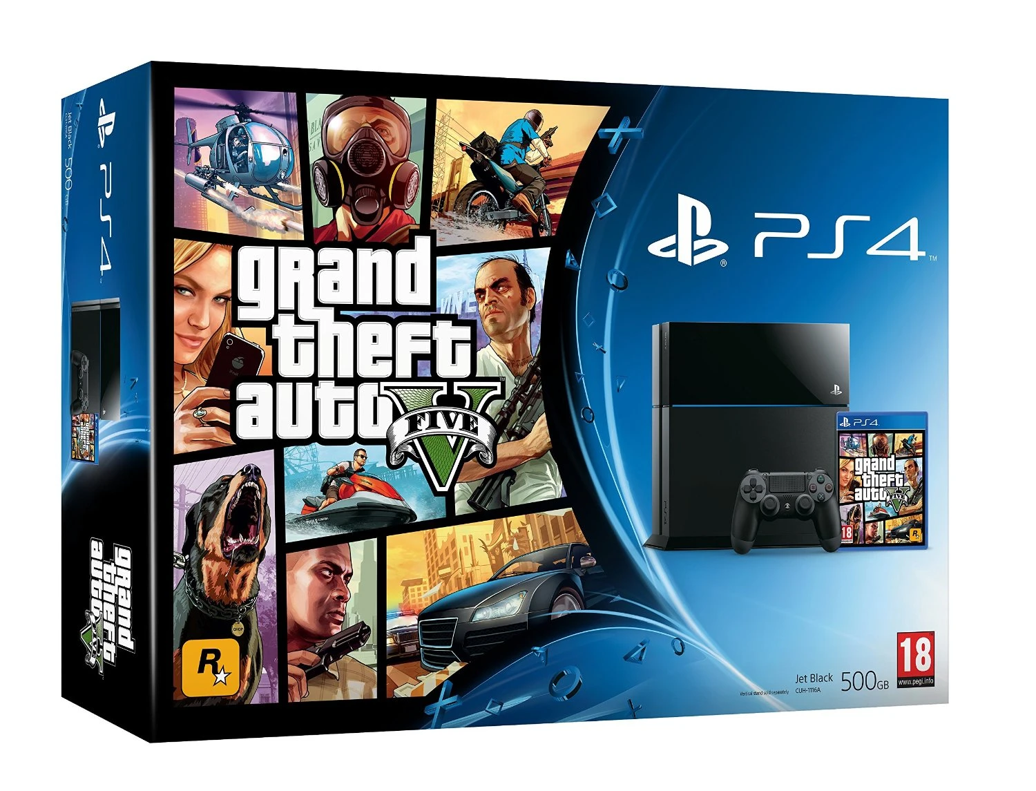 PlayStation 4 500GB GTA V Bundle